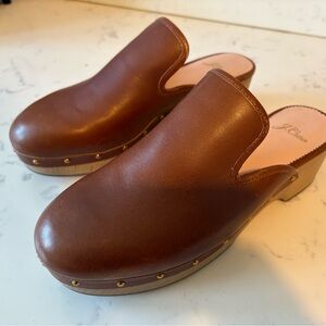 J. Crew clogs with stud detailing